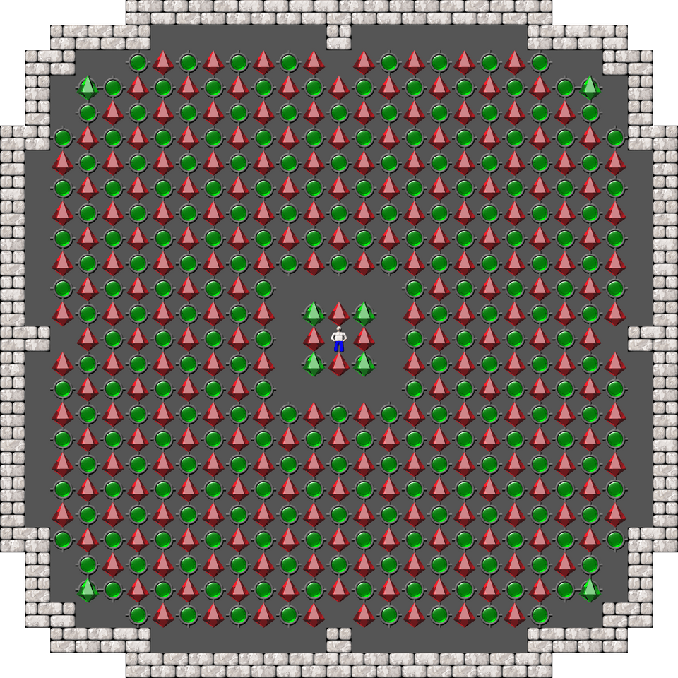 Sokoban Sasquatch 05 Arranged level 61